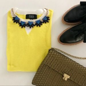 Prabal Gurung Color Block Long Sleeve Sweater